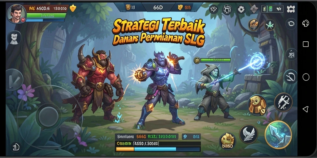 Screenshot gameplay strategis dalam 66D dengan pertempuran intens.