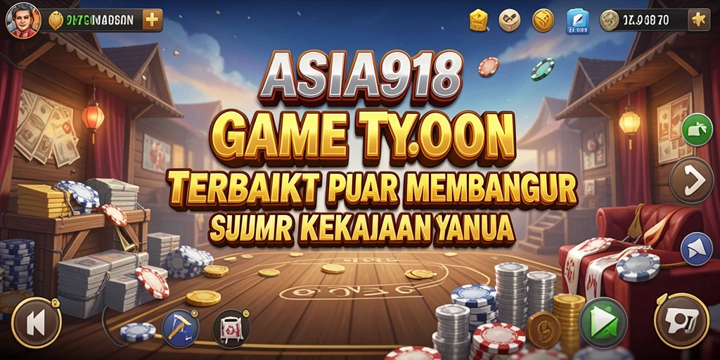 Screenshot gameplay ASIA918 menampilkan strategi Tycoon yang mendalam.