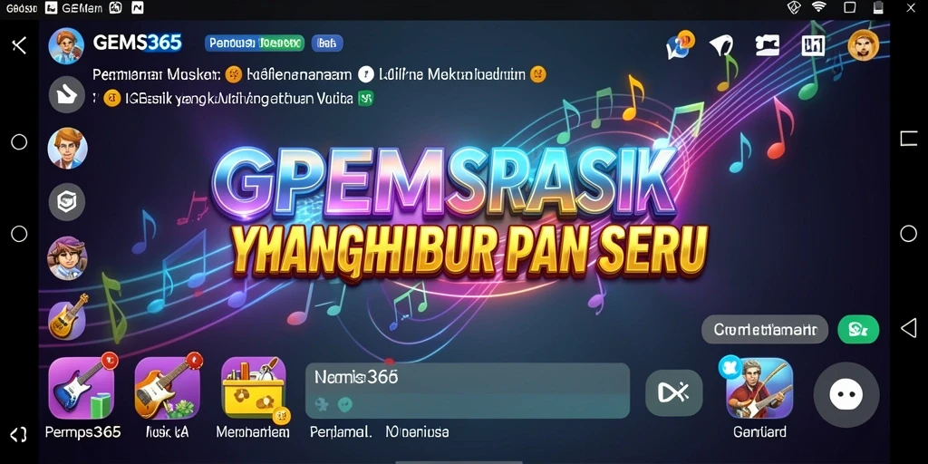Tampilan gameplay GEMS365 yang seru dan interaktif.