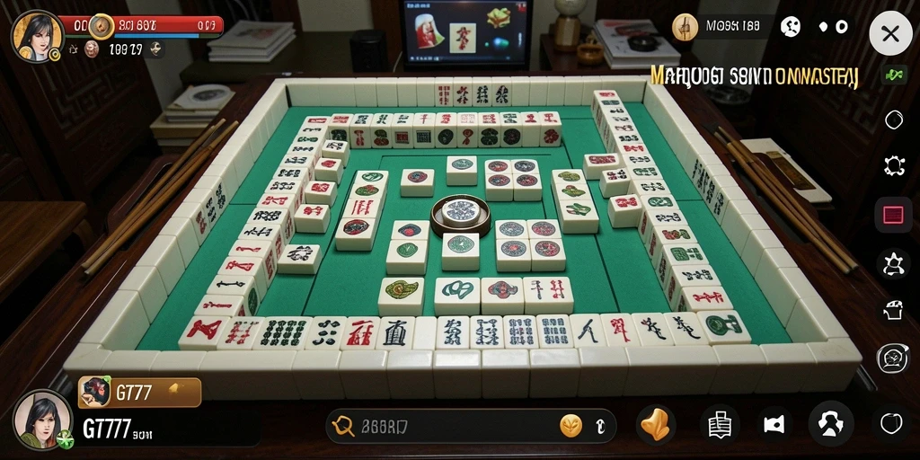 Tampilan gameplay seru dari game Mahjong GT777.