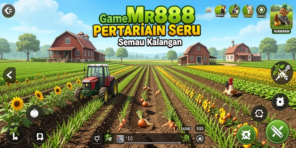 Tampilan gameplay MR888 yang menarik dan penuh warna.