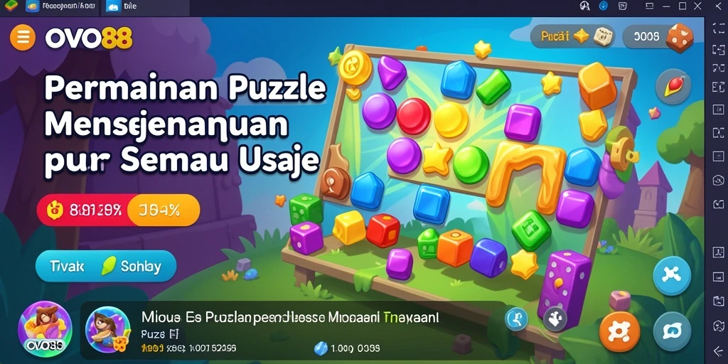 Gameplay menarik OVO88 dalam memecahkan teka-teki Puzzle.