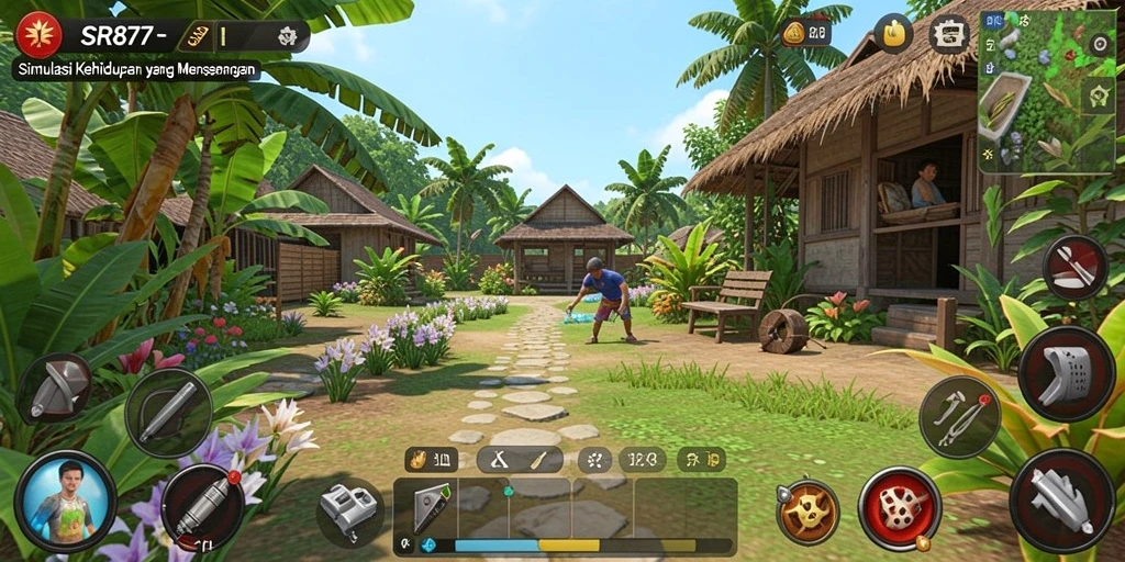 Tampilan gameplay menarik dari SR877 yang menggambarkan pengalaman simulasi.