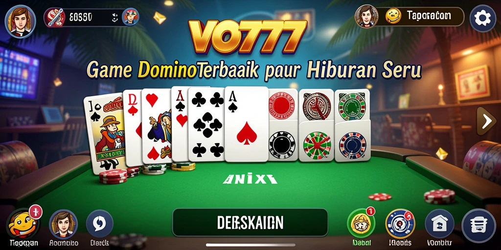 Gameplay seru dari VO777 yang menampilkan permainan Domino
