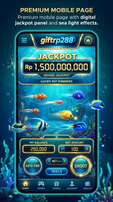Tampilan antarmuka giftrp288 yang ramah pengguna.